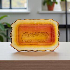 Vintage INDIANA GLASS Bread Plate